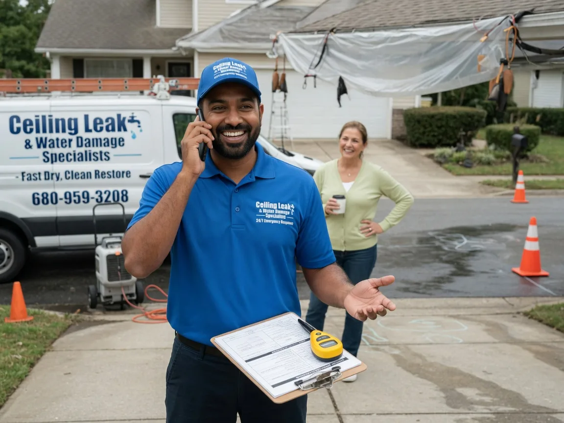 Ceiling Leak Cleanup Mina, NV FAQs